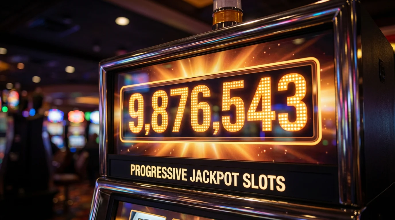 Glowing jackpot prize counter on a slot machine screen showing a large seven-figure total